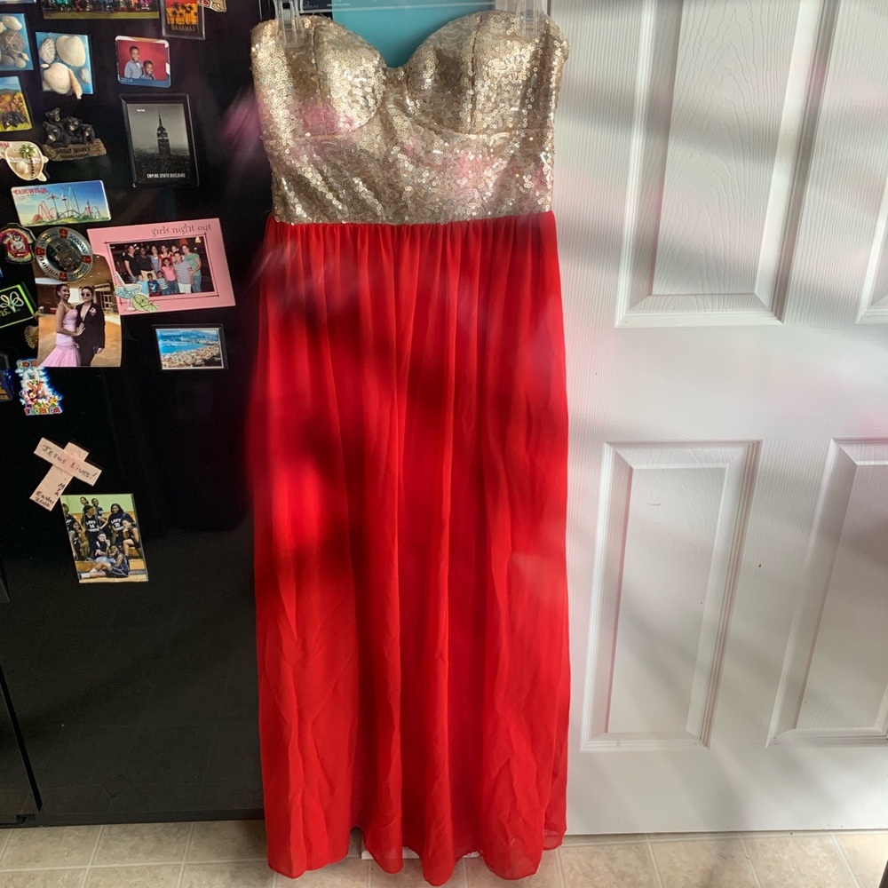 Sheer Dress With Sequin Too